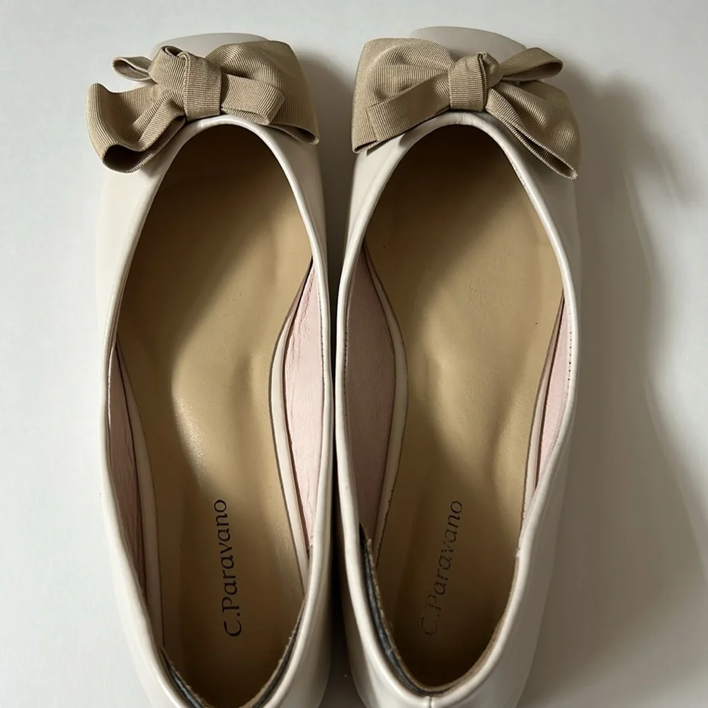 C.Paravano Bow Ballerina Flats - Picture 2 of 9